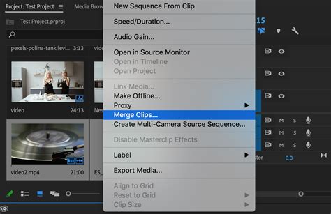 copy audio clips in premiere pro.